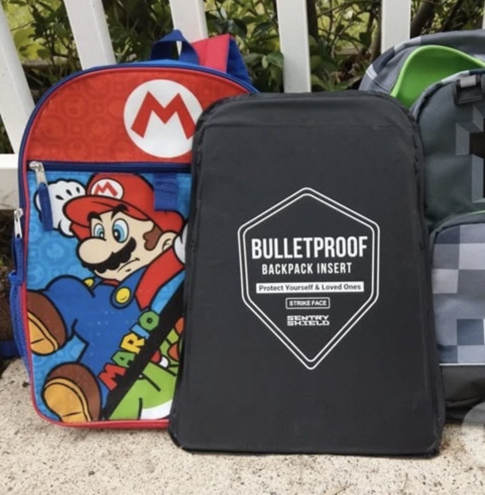 bullet proof backpack insert