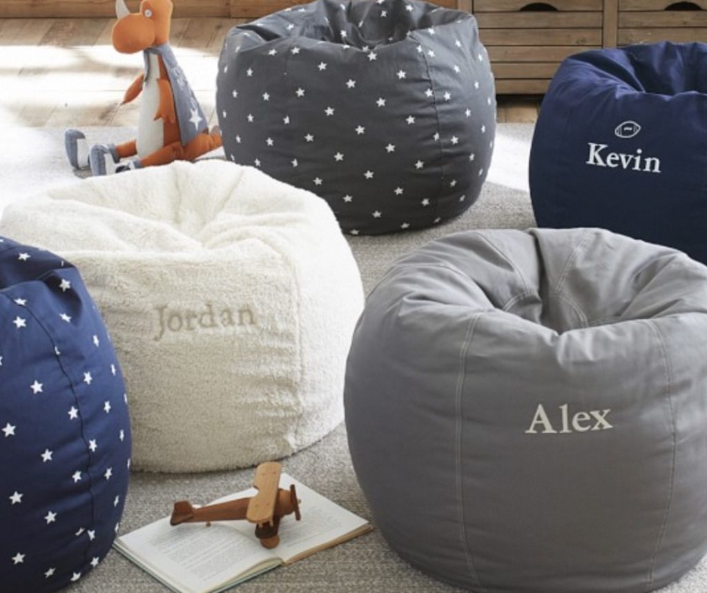 pottery barn kids bean bags