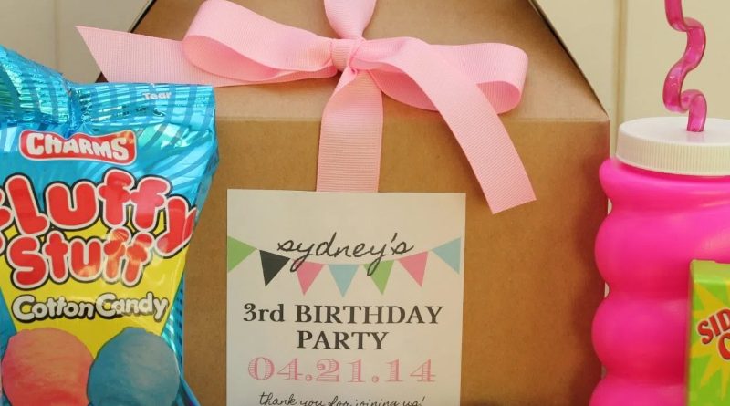 birthday goodie bags for kids