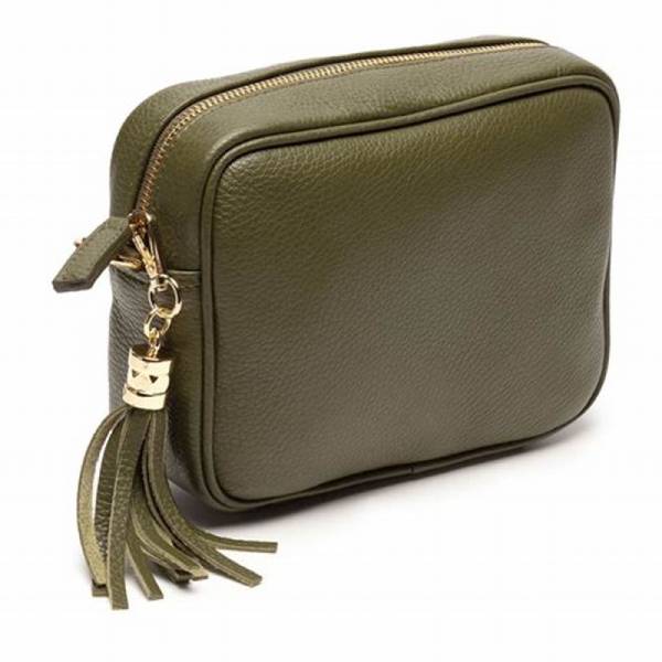 olive green crossbody bag