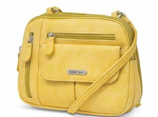 triple compartment crossbody bag