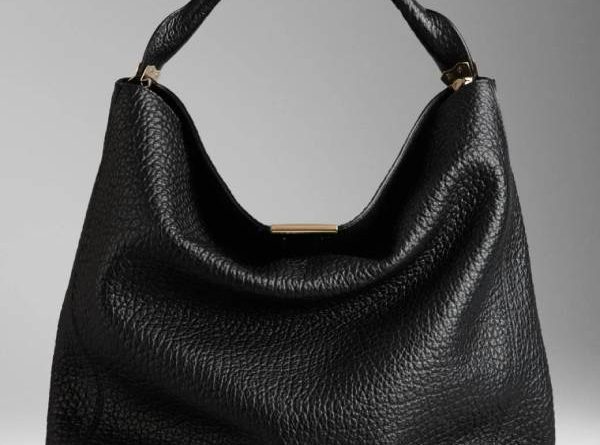 black leather hobo bag