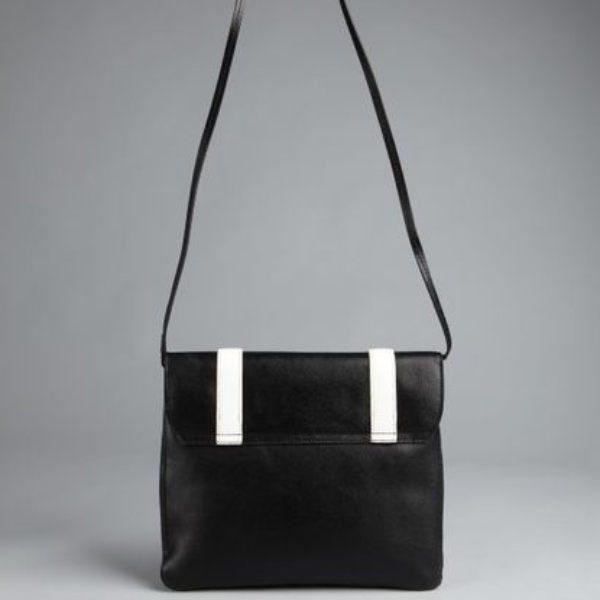 black and white crossbody bag