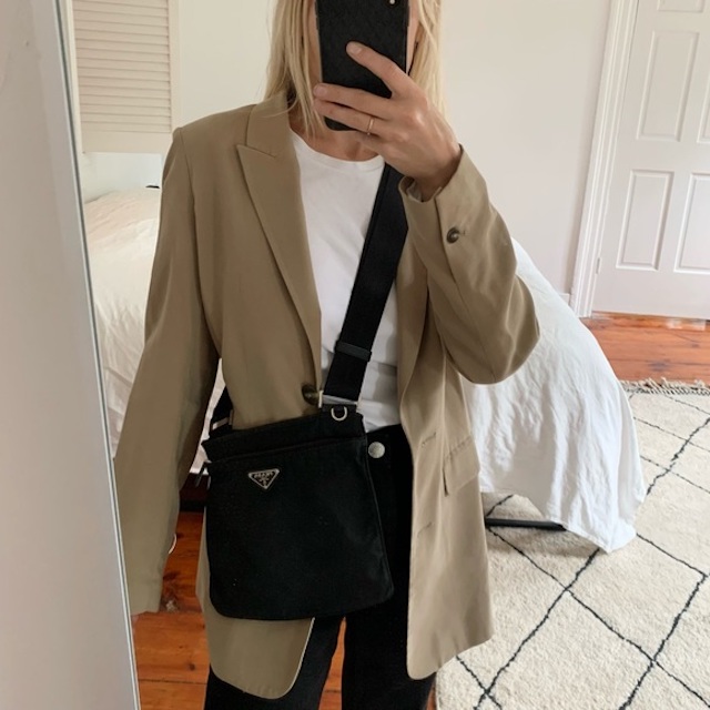 prada crossbody bag nylon